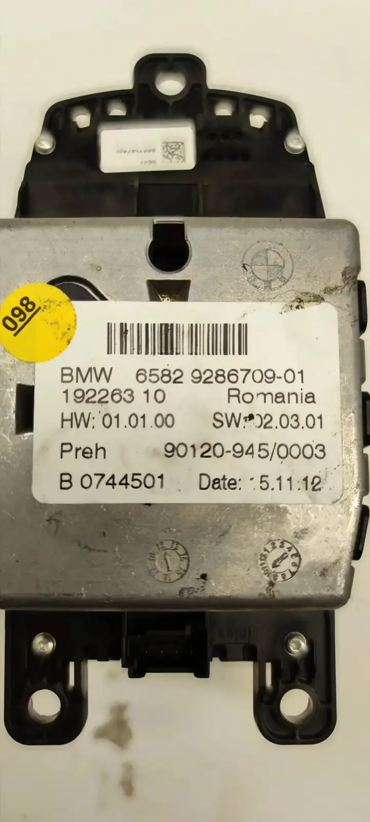 BMW 6 F12 F13 (2010 - 2018) 9286709 Контроллер мультимедийной системы — фото 3