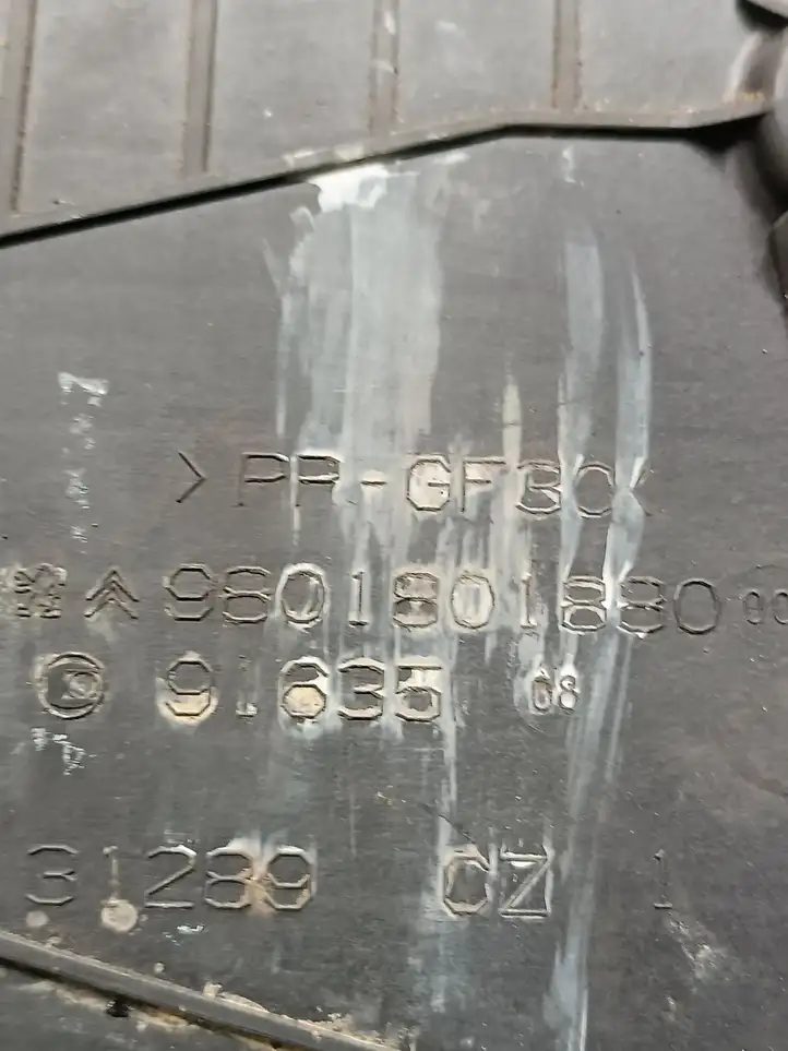 Peugeot 207 (2006 - 2009)  980180188000 Платформа крепления аккумулятора