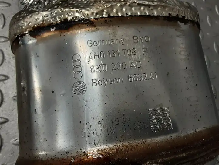 Audi A8 S8 D4 4H (2013 - 2017) 4H0131703P Катализатор / DPF / FAP — фото 3