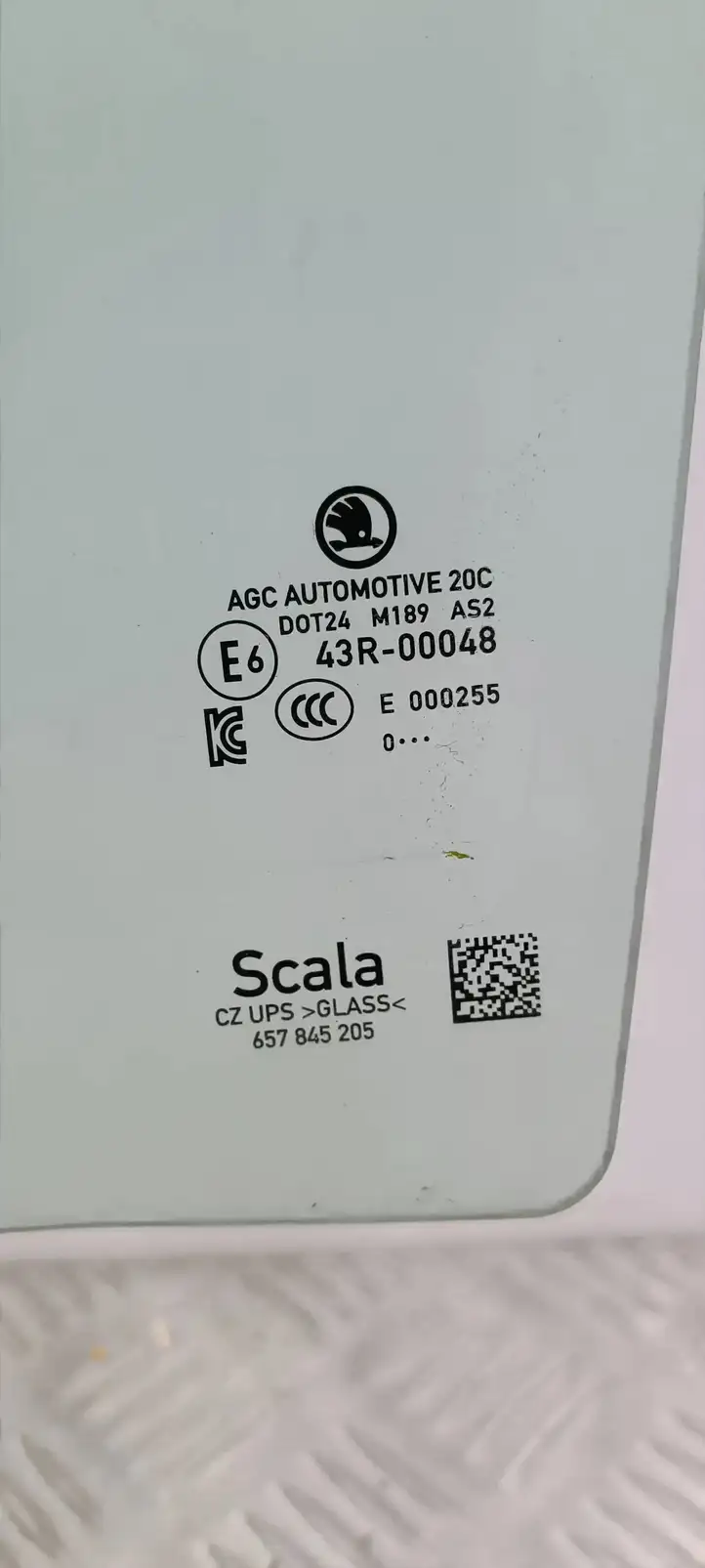 Skoda Scala (2018 - ) 43R00048 Стекло задней двери — фото 2