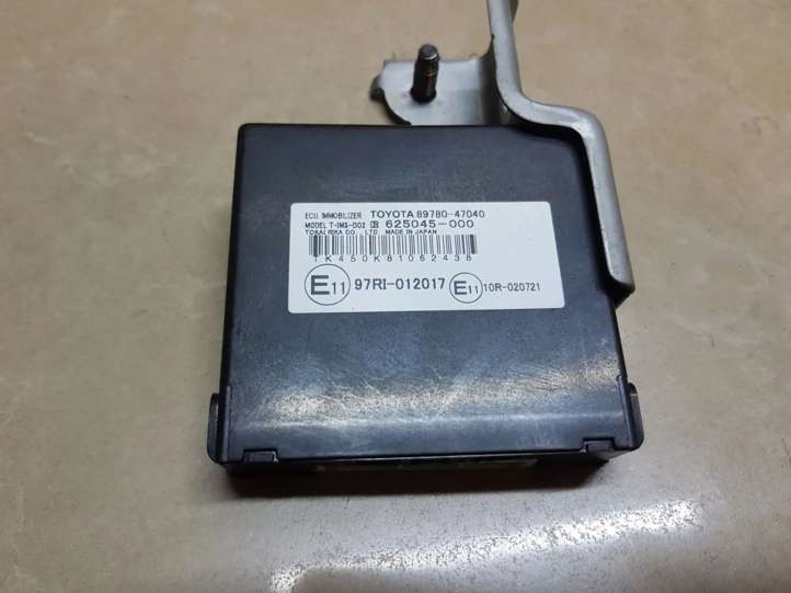 8978047040 Toyota Prius (XW20) Imobilaizerio valdymo blokas