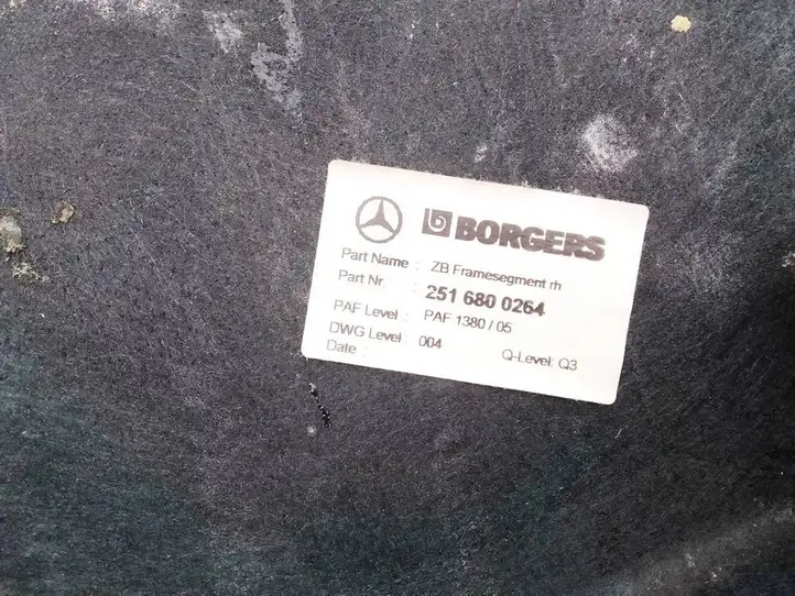 Mercedes-Benz R W251 (2005 - 2013) 2516800264 Прочие детали салона — фото 4