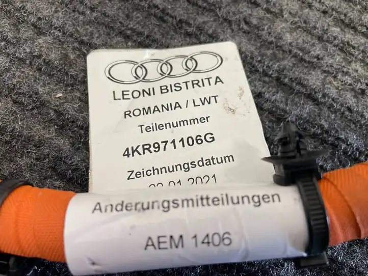 Audi e-tron (2018 - ) 4KR971106G Кабель для зарядки электромобилей — фото 6