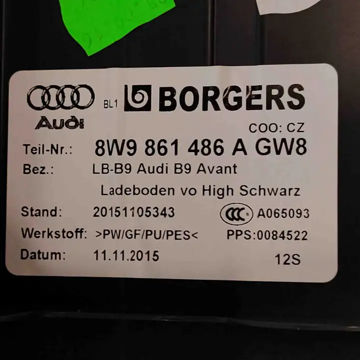 Audi A4 S4 B9 (2015 - 2019) 8W9861486A Прочие детали салона — фото 8