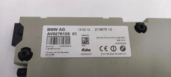 BMW 6 F06 Gran coupe (2012 - 2018) 9276105 Усилитель антенны — фото 7