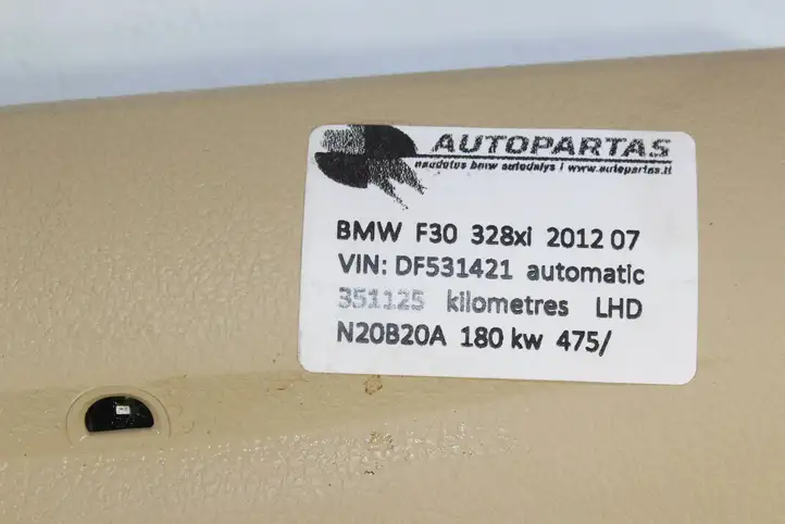 BMW 3 F30 F35 F31 (2012 - 2018) 9218562 Прочие детали салона — фото 4