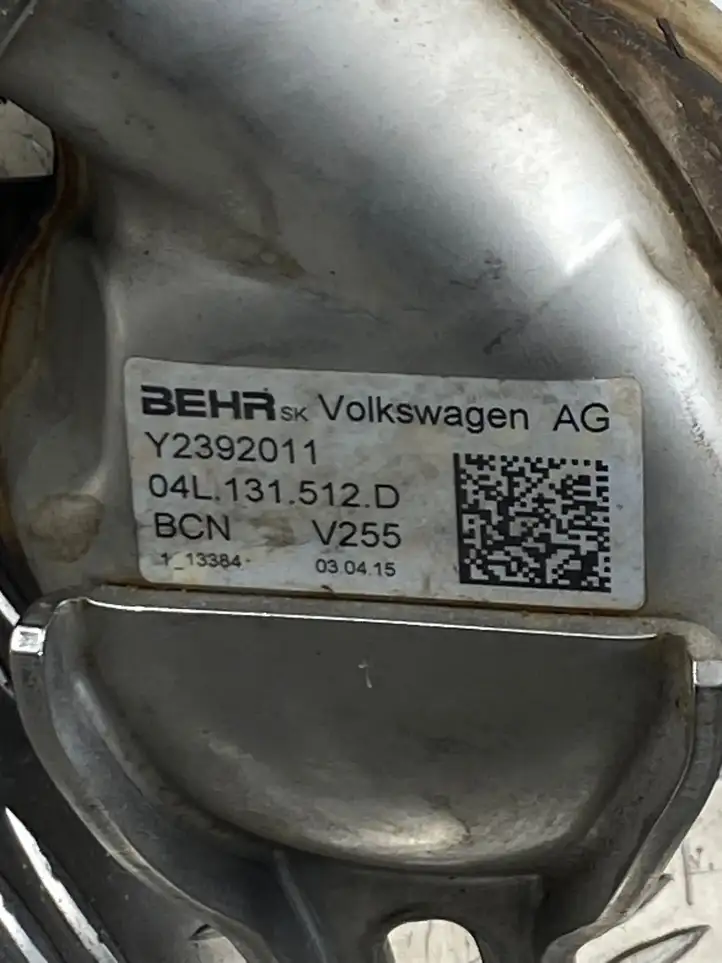 Skoda Superb B8 (3V) (2015 - 2023) 04L131512D Охладитель клапана EGR — фото 4