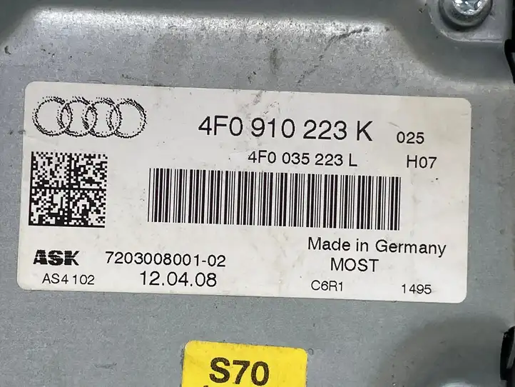 Audi A6 S6 C6 4F (2008 - 2011) 4F0035223L Усилитель звука — фото 7