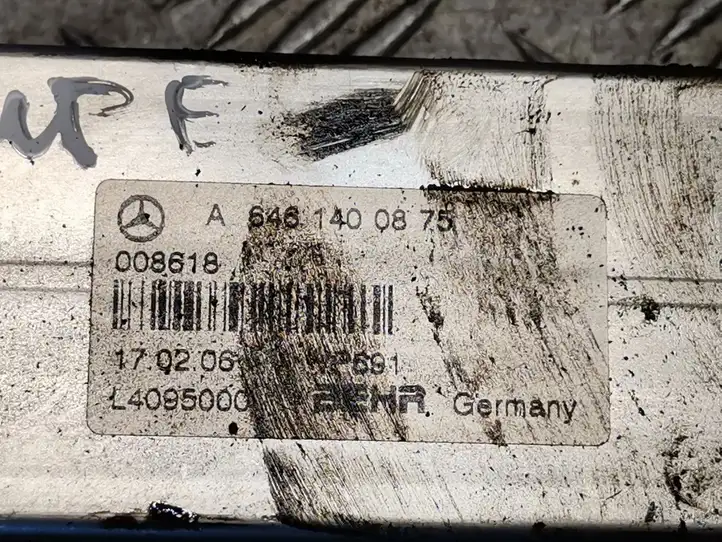 Mercedes-Benz CLC CL 203 (2008 - 2011) 6461400875 Охладитель клапана EGR — фото 4