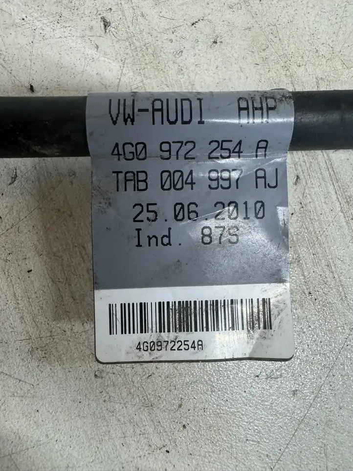 Audi A7 S7 4G (2010 - 2014) 4G0972254A Проводка заднего датчика ABS — фото 4