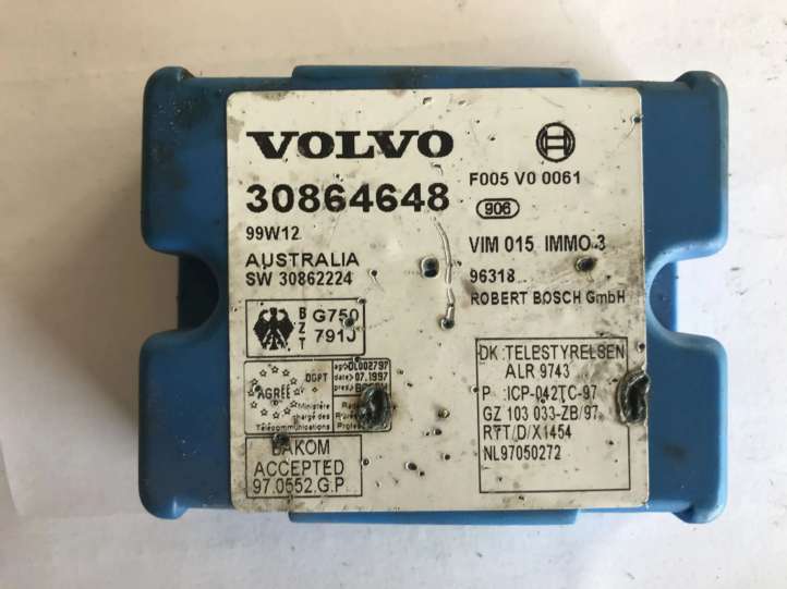 30864648 Volvo S40, V40 Imobilaizerio valdymo blokas