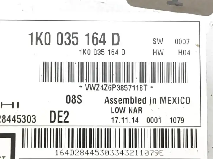 Volkswagen PASSAT B7 (2011 - 2014) 1K0035164D Магнитола / мультимедийная система — фото 3