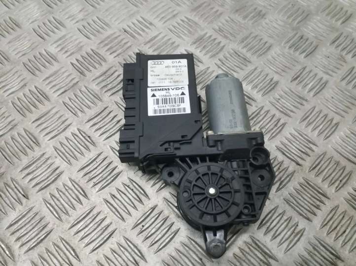 8E0959801A Audi A4 S4 B6 8E 8H Galinis varikliukas langų pakėlėjo