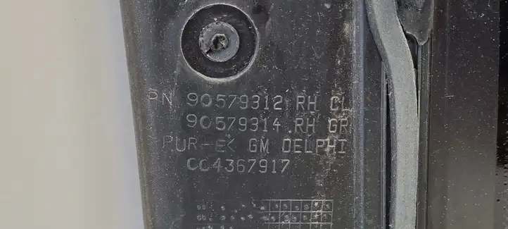 Opel Zafira A (1999 - 2003) 43R007022 Заднее боковое стекло — фото 3