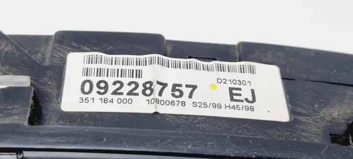 Opel Zafira A (1999 - 2003) 09228757 Комплект системы зажигания — фото 23