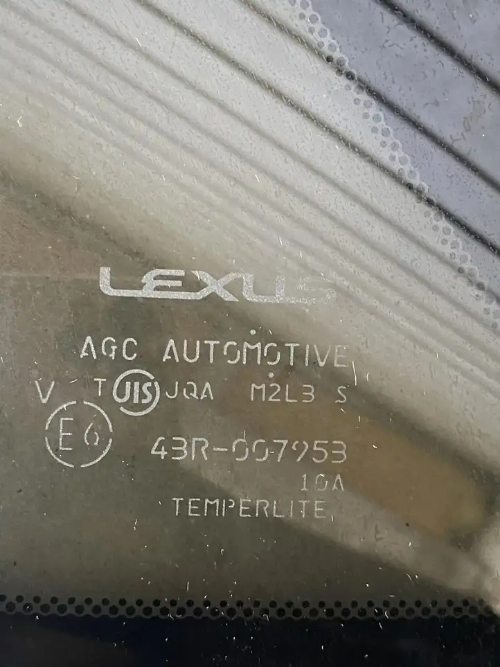 Lexus CT 200H (2013 - 2017) 43R007953 Стекло задней двери — фото 5