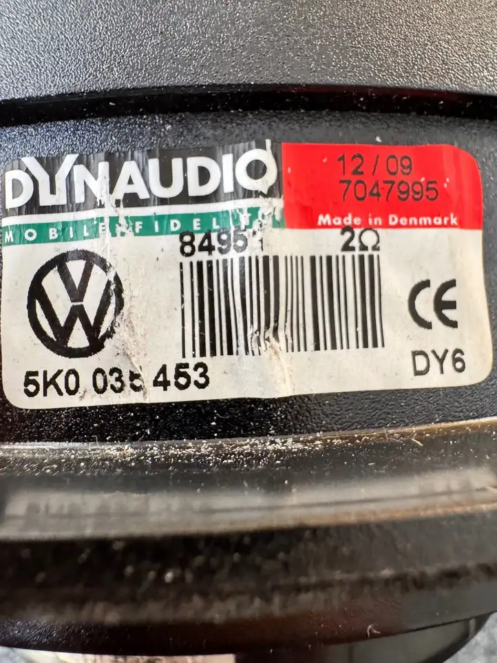 Volkswagen Tiguan (2007 - 2011) 5K0035453 Динамики задних дверей — фото 3