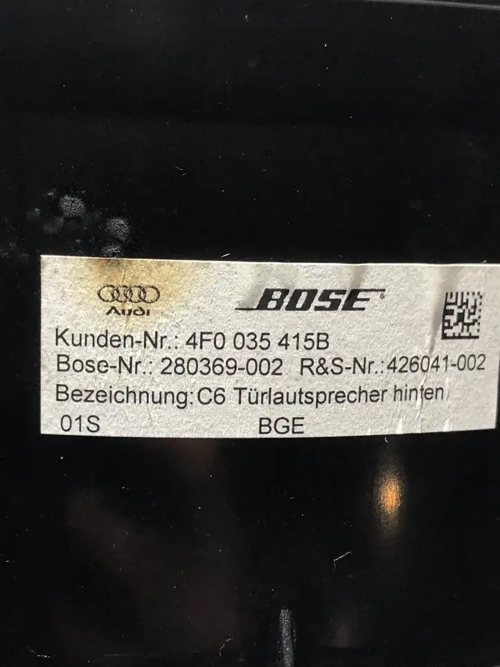 Audi Q7 4L (2005 - 2009) 4F0035415B Динамики задних дверей — фото 5