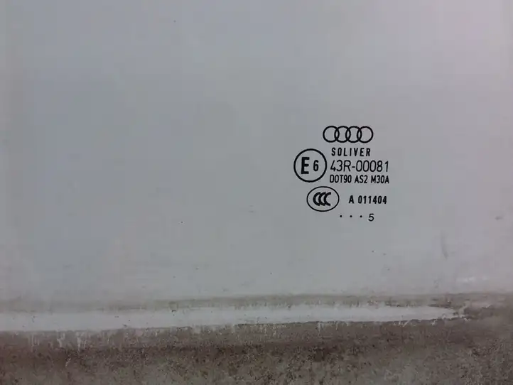 Audi A4 S4 B7 8E 8H (2004 - 2009) Стекло задней двери — фото 2