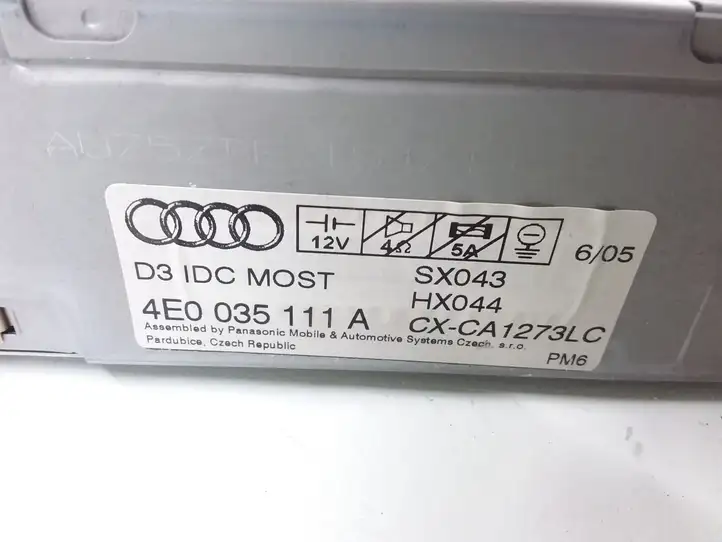 Audi A6 S6 C6 4F (2004 - 2008) 4E0035111A CD/DVD чейнджер — фото 3