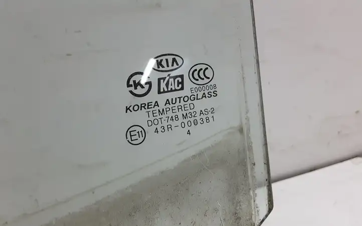 Kia Picanto (2004 - 2007) 43R000381 Стекло задней двери — фото 2