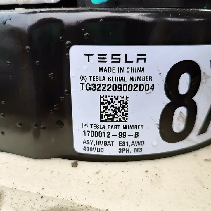 Tesla Model Y (2019 - 2024) 170001299B Аккумулятор гибридного / электрического автомобиля — фото 4