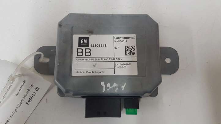 13306648 Opel Astra K Navigacijos (GPS) valdymo blokas