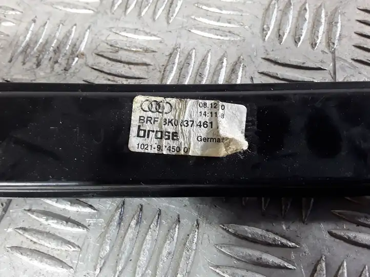 Audi A4 S4 B8 8K (2007 - 2011) 8K0837461A Стеклоподъемник передней двери (без мотора) — фото 2