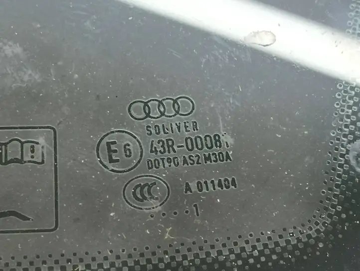 Audi A7 S7 4G (2010 - 2014) 43R00081 Заднее боковое стекло — фото 6