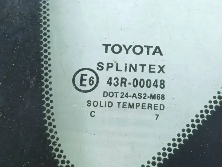 Toyota Corolla Verso AR10 (2004 - 2009) 43R00048 Заднее боковое стекло — фото 6