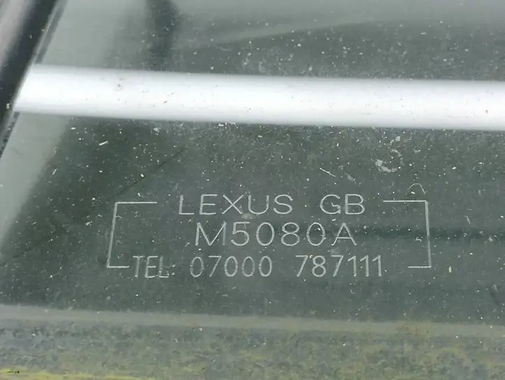 Lexus RX 330 - 350 - 400H (2003 - 2006) Форточка двери — фото 7