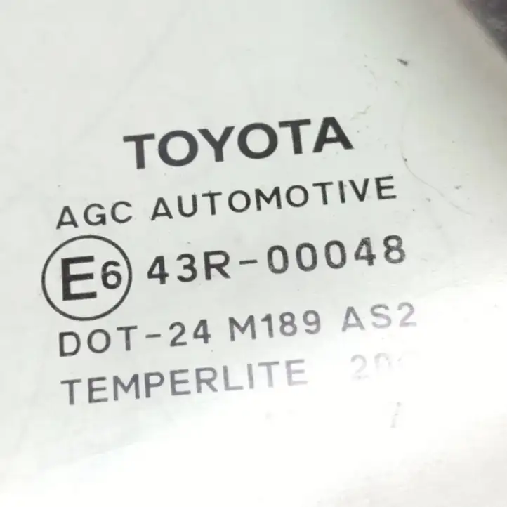 Toyota Auris 150 (2006 - 2012) 43R00048 Заднее боковое стекло — фото 5