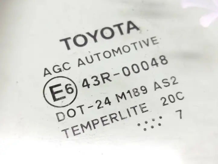 Toyota Auris 150 (2006 - 2012) 43R00048 Заднее боковое стекло — фото 5