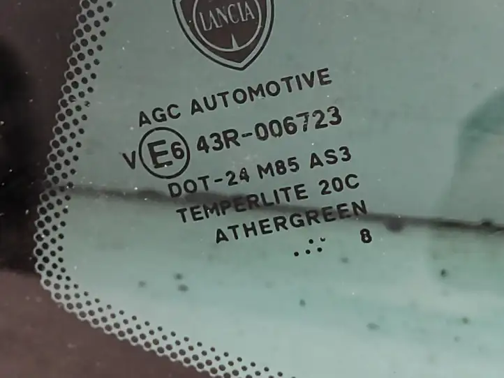 Lancia Delta (2008 - 2014) 43R006723 Заднее боковое стекло — фото 2