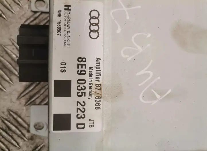 Audi A4 S4 B7 8E 8H (2004 - 2009) Усилитель звука — фото 3