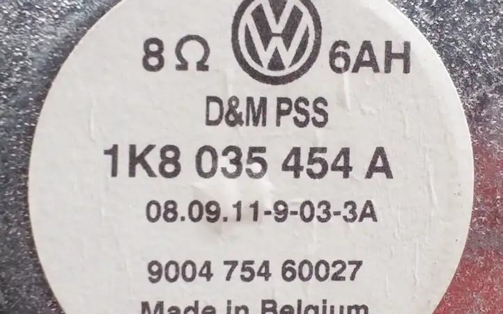 Volkswagen Scirocco (2008 - 2014) 1K8035454A Динамики задних дверей — фото 3