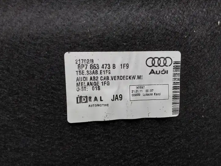 Audi A3/S3 8P (2008 - 2013) 8P7863473B Прочие детали салона — фото 4