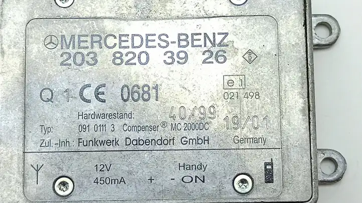 Mercedes-Benz C W203 (2000 - 2007) 2038203926 Усилитель антенны — фото 3