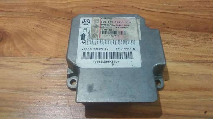 1C0909605C Volkswagen PASSAT B5 Oro pagalvių valdymo blokas