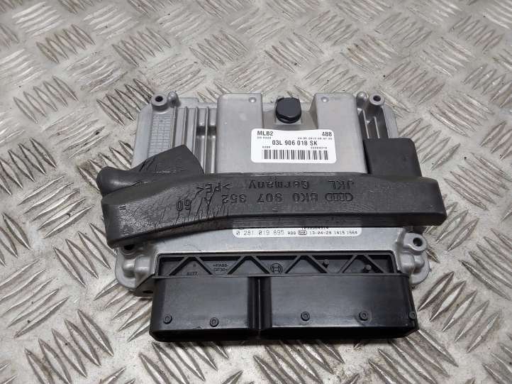 03L906018SK Audi A4 S4 B8 8K Galios (ECU) modulis