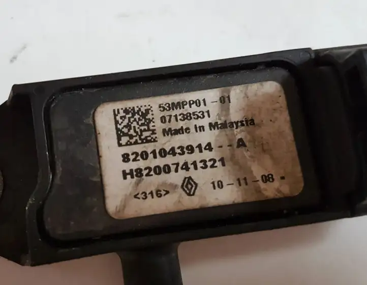 Nissan Qashqai (2006 - 2010) 8201043914 Датчик давления выхлопных газов — фото 2