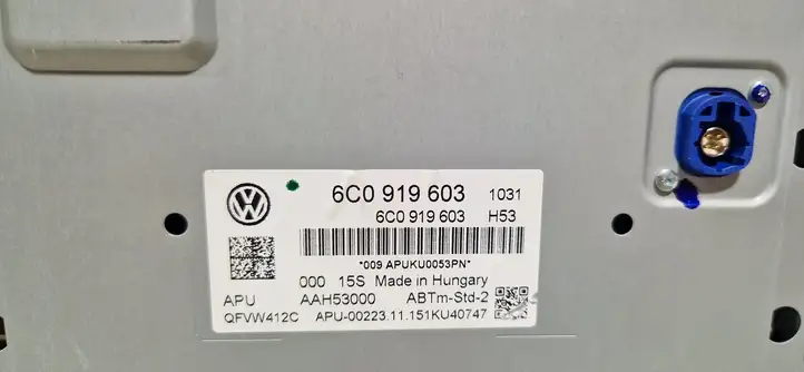Volkswagen Polo VI (2015 - 2019) 6C0919603 Магнитола / мультимедийная система — фото 5