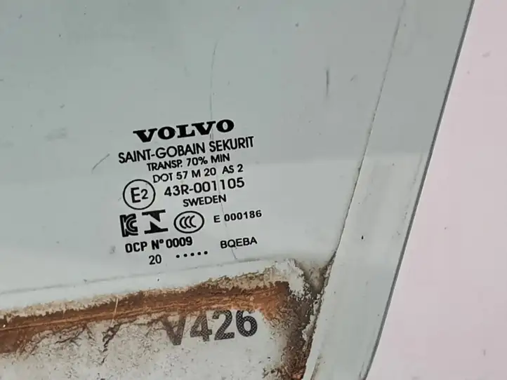 Volvo XC60 (2017 - ) 31424752 Стекло передней двери — фото 2