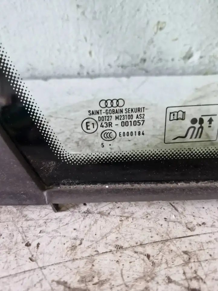 Audi A4 S4 B8 8K (2007 - 2011) 43R001057 Заднее боковое стекло — фото 2