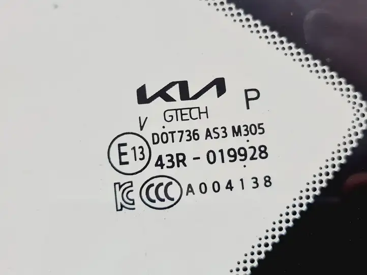 Kia EV6 (2021 - ) 87810CV100 Заднее боковое стекло — фото 3