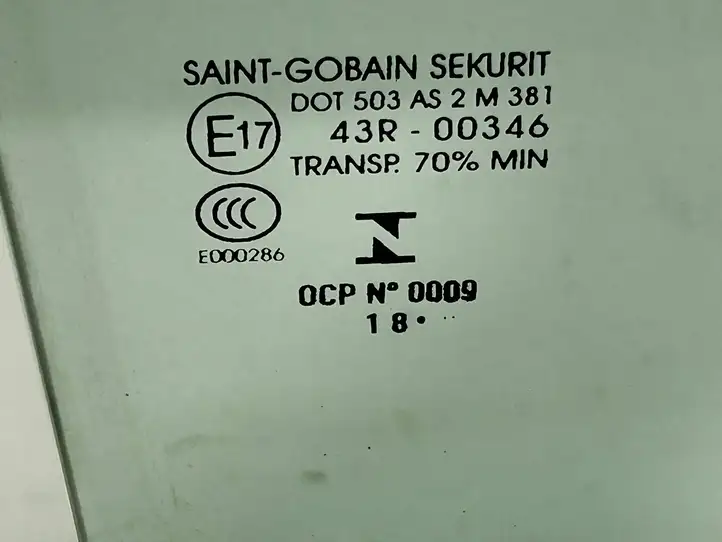 Skoda Superb B8 (3V) (2015 - 2023) 3V5845206A Стекло задней двери — фото 2
