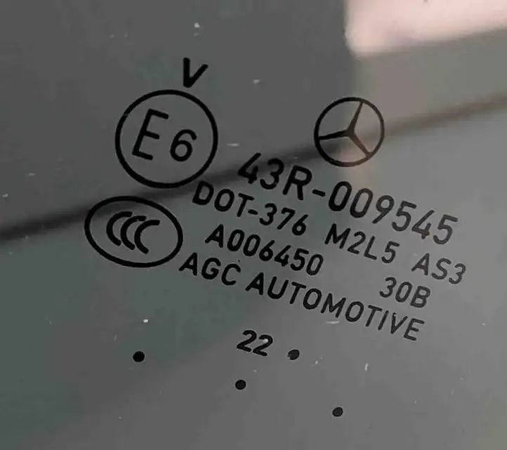 Mercedes-Benz GLE W167 (2019 - ) A1677353300 Стекло задней двери — фото 5