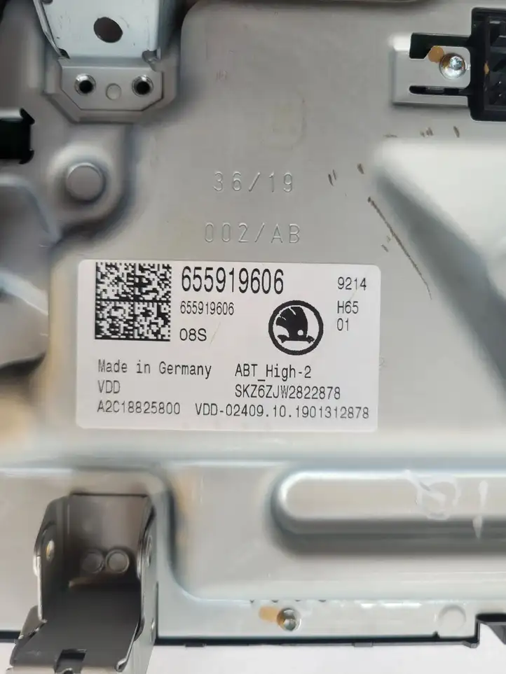Skoda Kamiq (2019 - ) 655919606 Магнитола / мультимедийная система — фото 4
