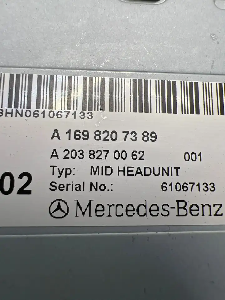 Mercedes-Benz B-class W245 (2005 - 2008) A1698207389 Магнитола / мультимедийная система — фото 6