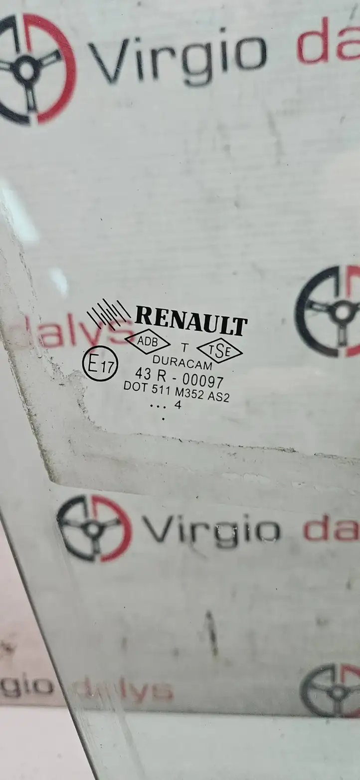 Renault Clio IV (2012 - 2019) 43R00097 Стекло передней двери — фото 5